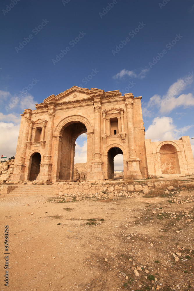 Hadrian's Arch,Jarash Jordan