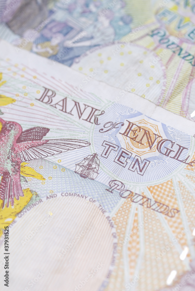 Fototapeta premium £10 Pound note sterling.