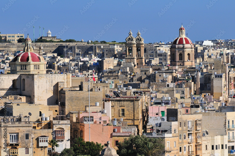 View of Vittoriosa, Malta islands