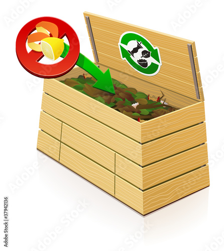 Composteur en bois : pas d'agrume dans le compost