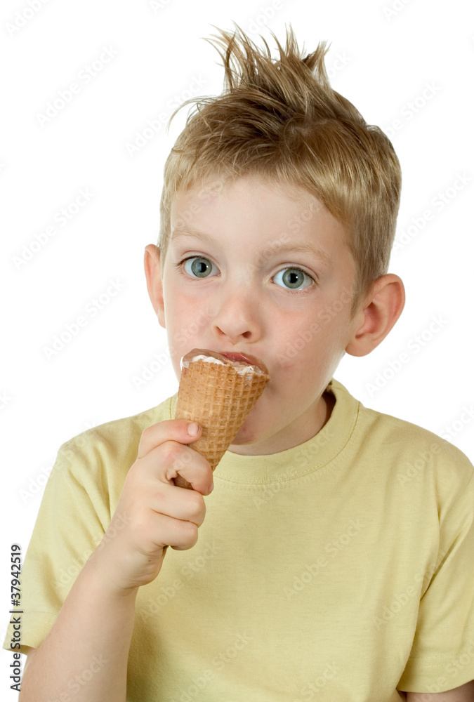 Eis essen StockFoto Adobe Stock