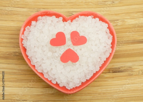 bath salt heart