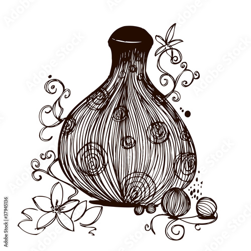 The vase