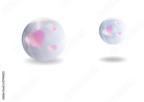 Valentine bubble