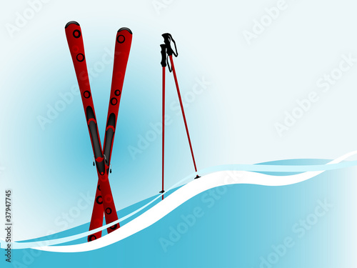Red ski