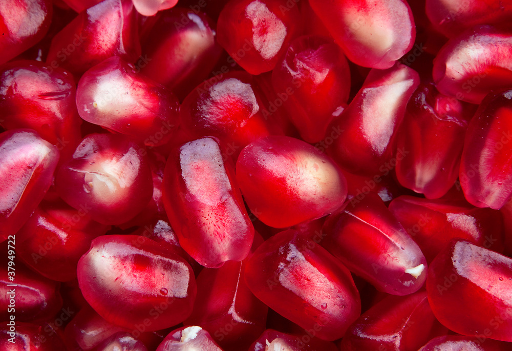 Pomegranate fruit open Pomegranate fruit open