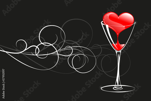 herz im glas