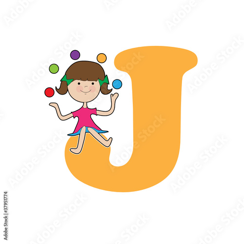 Alphabet Girl J