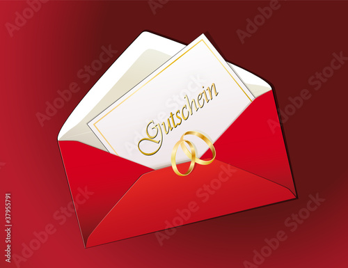 Geschenkgutschein zur Hochzeit