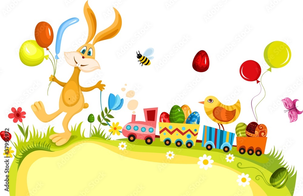 Fototapeta premium easter card