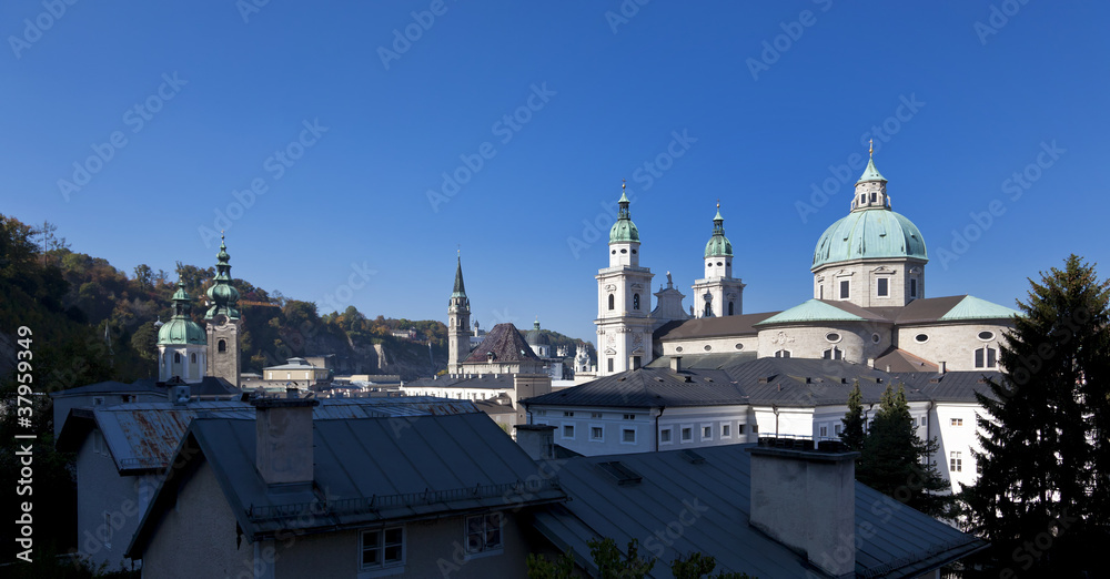 Salzburg church towers