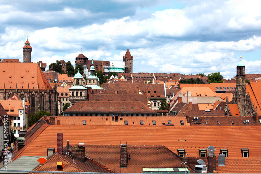 Fotografie Kaiserburg von Norimberk 894