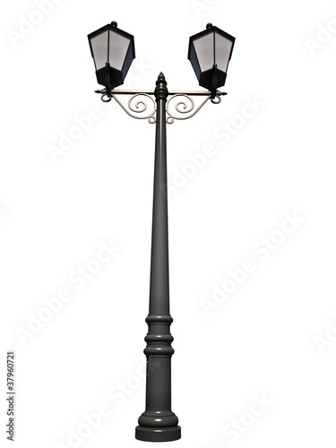 street lamp illustration