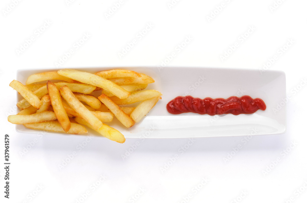 Patatine fritte e ketchup Patatine fritte e ketchup