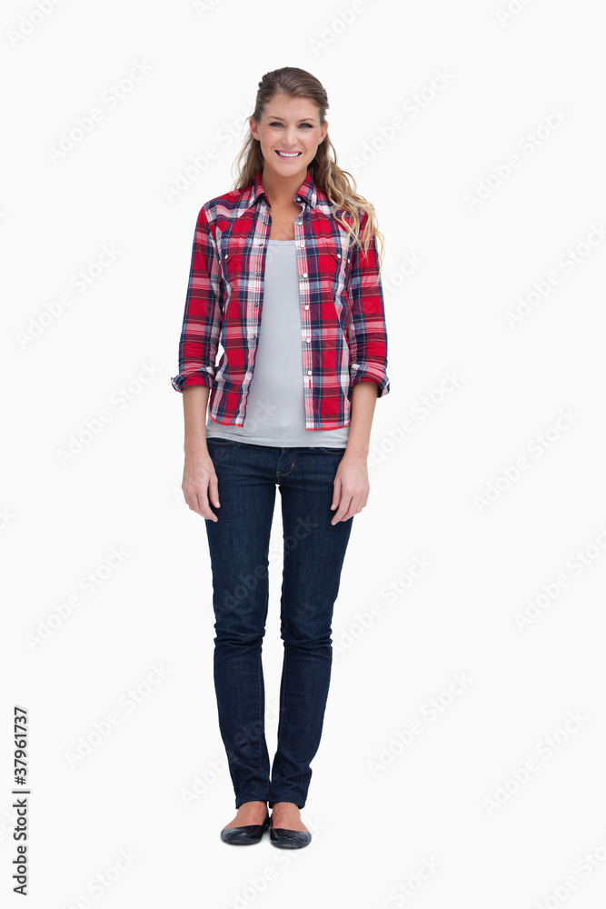 Fototapeta premium Portrait of a woman standing up