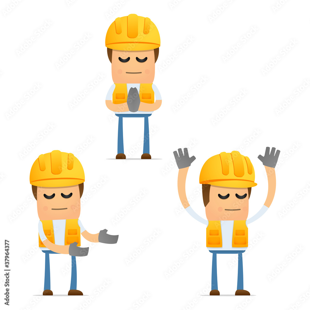 set of funny cartoon builder set of funny cartoon builder