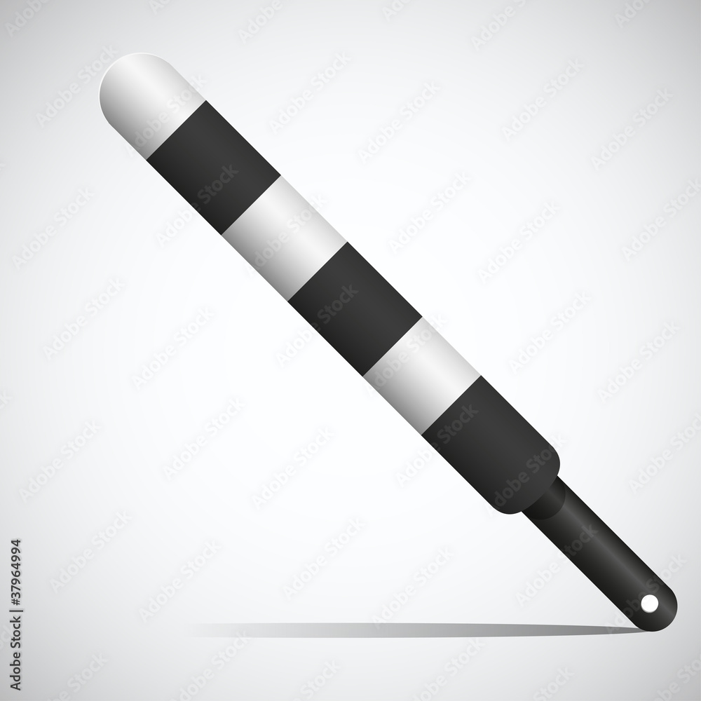 police baton. Vector illustration police baton. Vector illustration