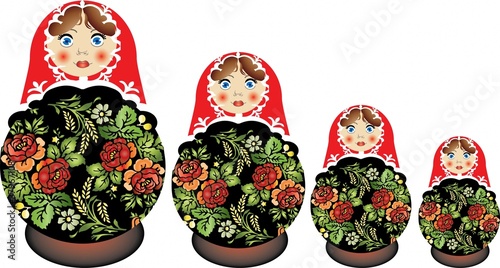 Traditional russian   matreshka doll