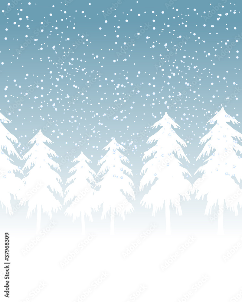 Fototapeta premium Winter snow