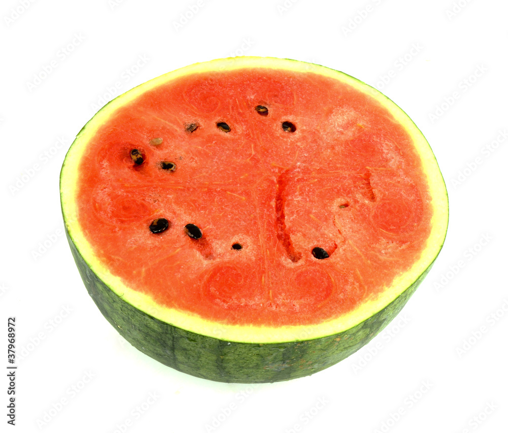 watermelon red on a white background watermelon red on a white background