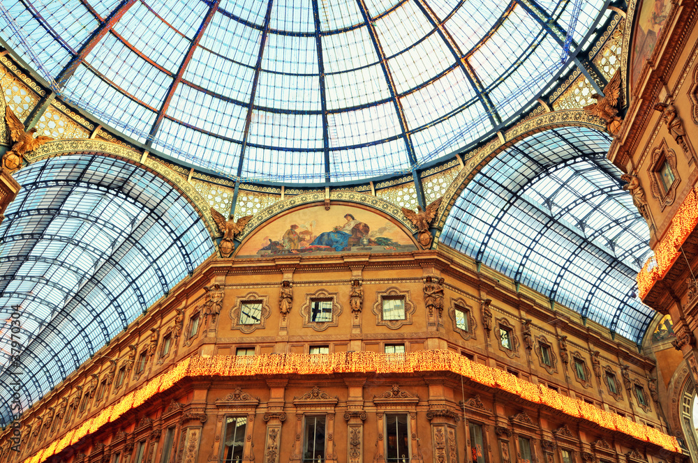 The Galleria Vittorio Emanuele II in Milan - Italy