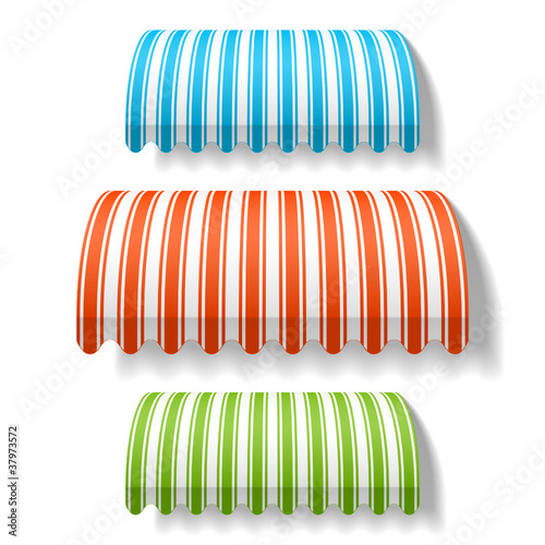 Convex awning