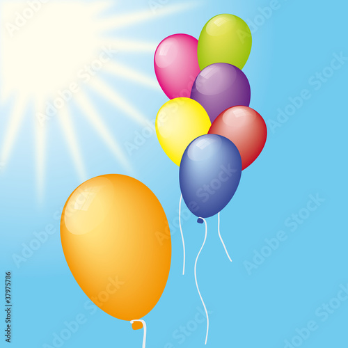 Ballons Himmel