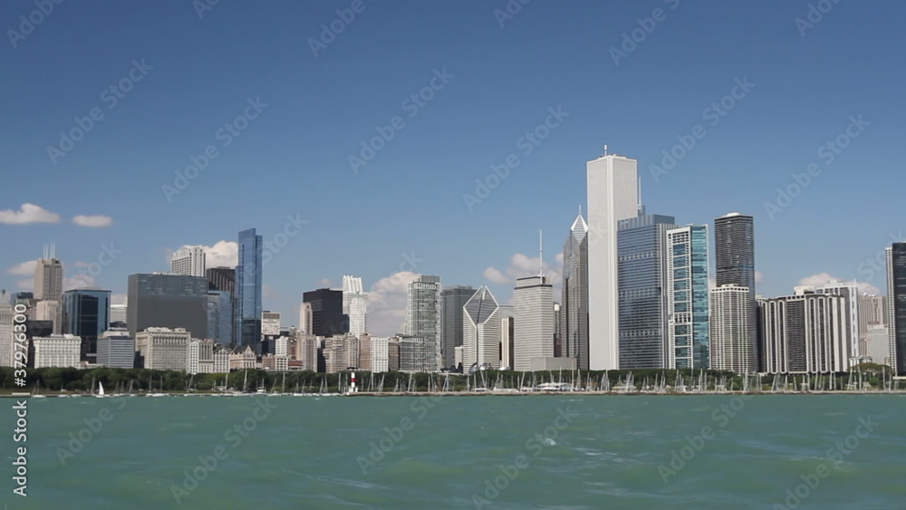 Chicago Skyline from Water Chicago Skyline from Water