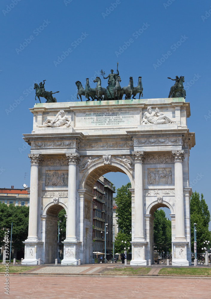 Milan triumphal arch
