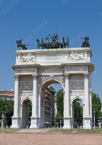 Milan triumphal arch