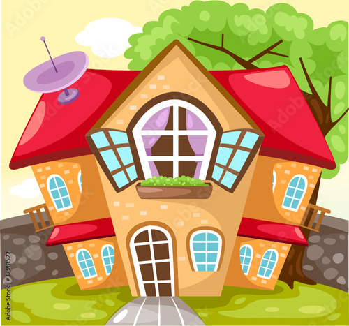 Cartoon house