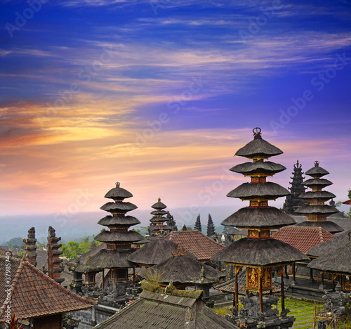 Pura Besakih. - largest hindu temple of Bali, Indonesia