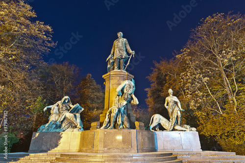 Statue of Otto von Bismarck at Berlin, Germany photo