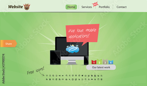 Website template