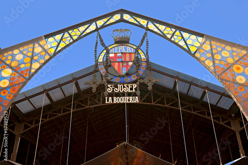Mercat de la Boqueria, Barcelona, Spain.