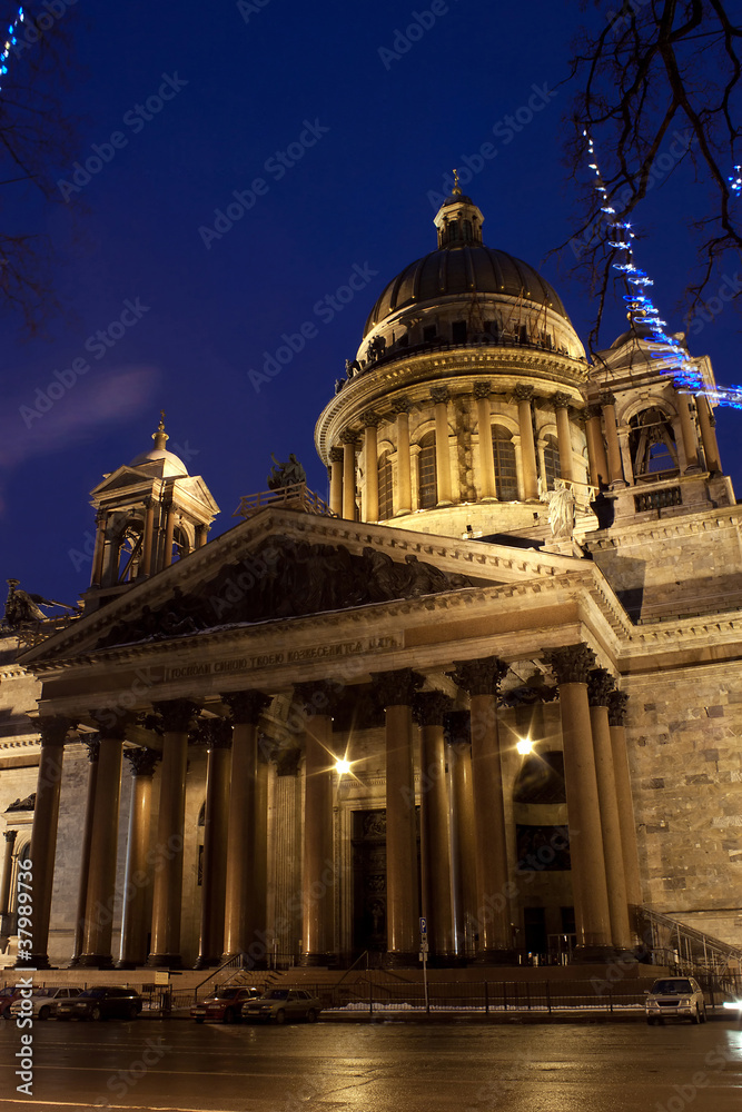 Part of St. Isaac's Cathedral in Saint Petersburg