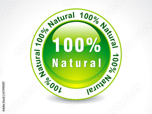 abstract 100 % Natural stamp