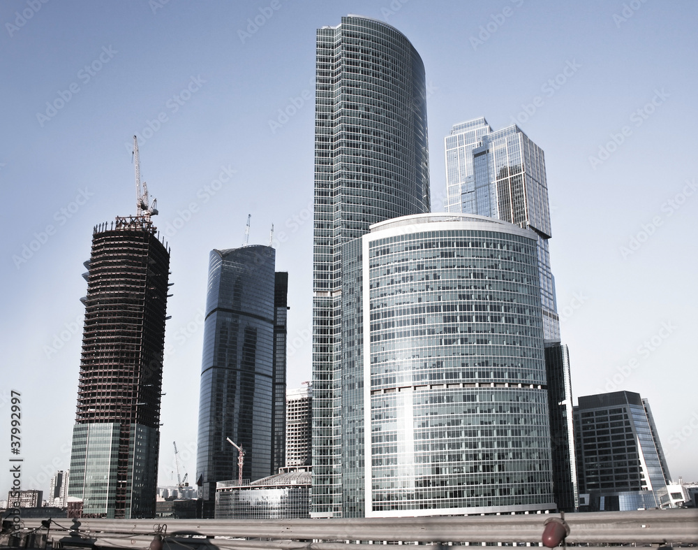 Fototapeta premium Moscow business centre