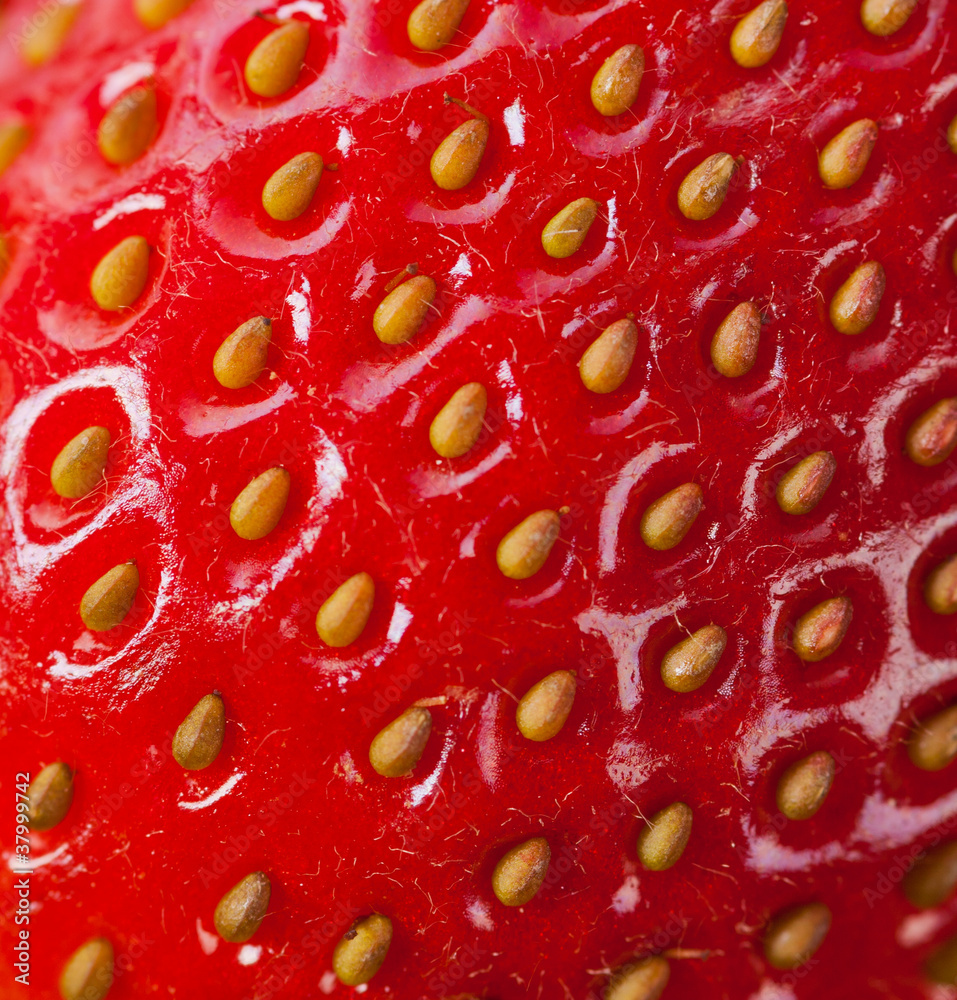 Extreme macro of strawberry Extreme macro of strawberry