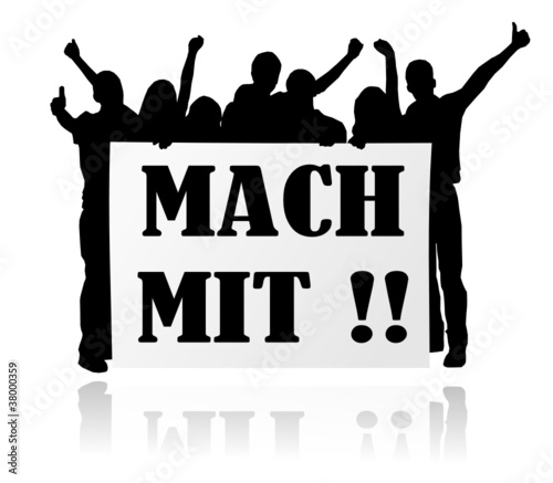 Personengruppe - Mach mit!
