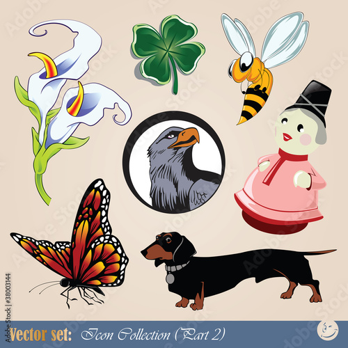 Vector set: Diverse clipart for your work and design