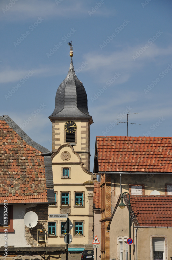Fototapeta premium Altes Rathaus in Leistadt