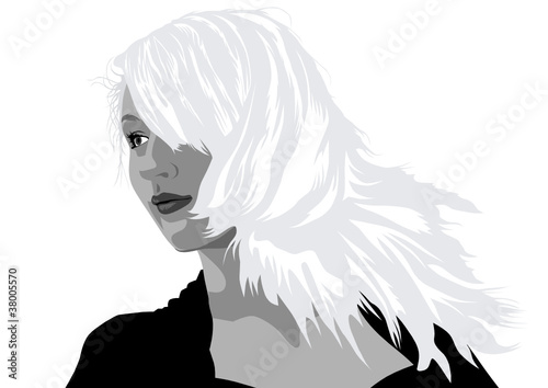 Blond hair