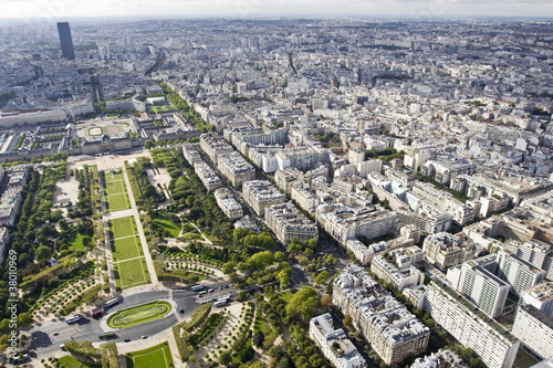 Paryż - panorama #38010969