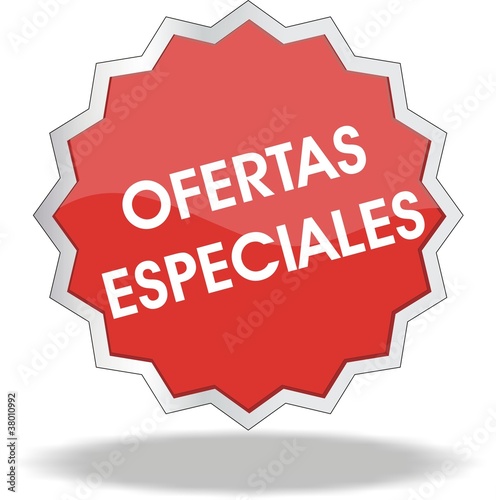 étiquette ofertas especiales
