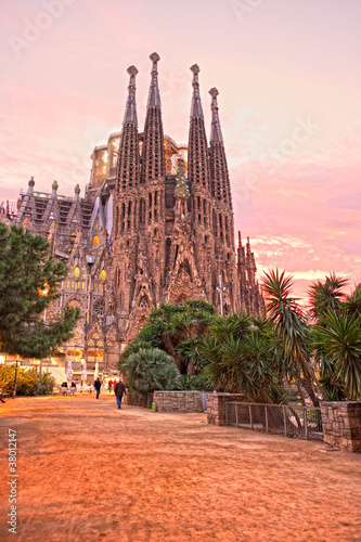 La Sagrada Familia, Barcelona, spain.