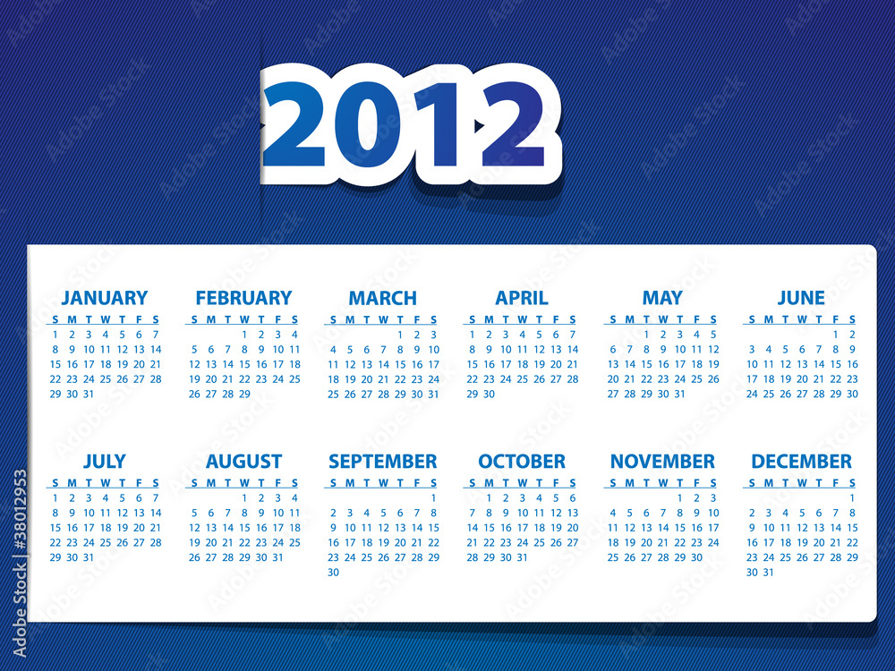2012 calendar 2012 calendar
