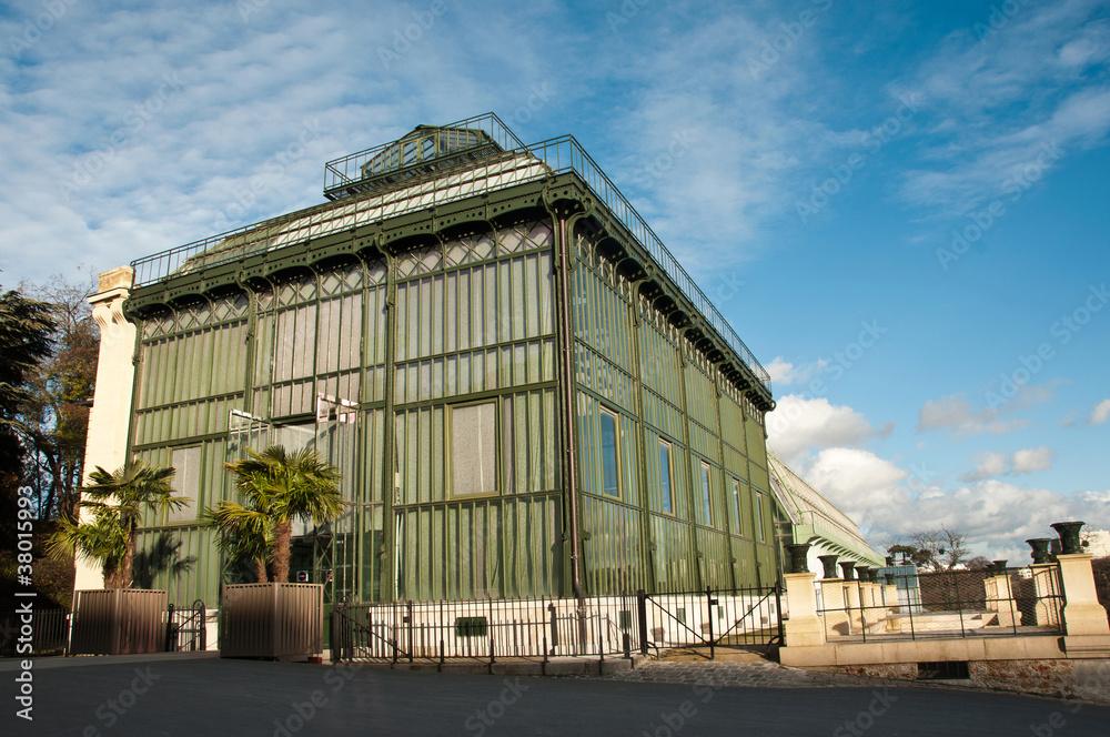 serre du jardin des plantes à Paris