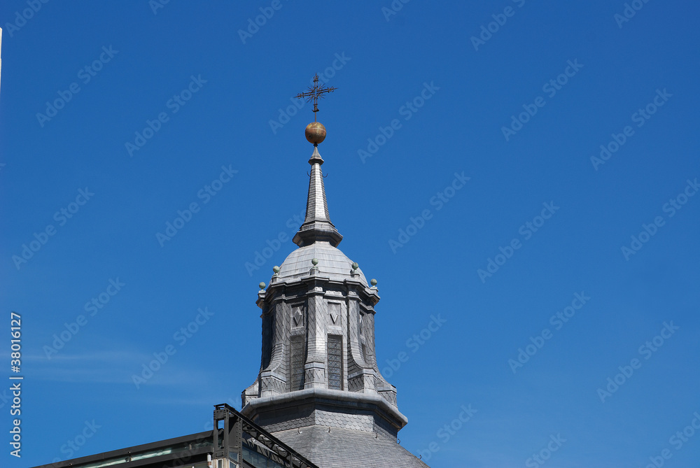 urban church towers of Madrid urban church towers of Madrid