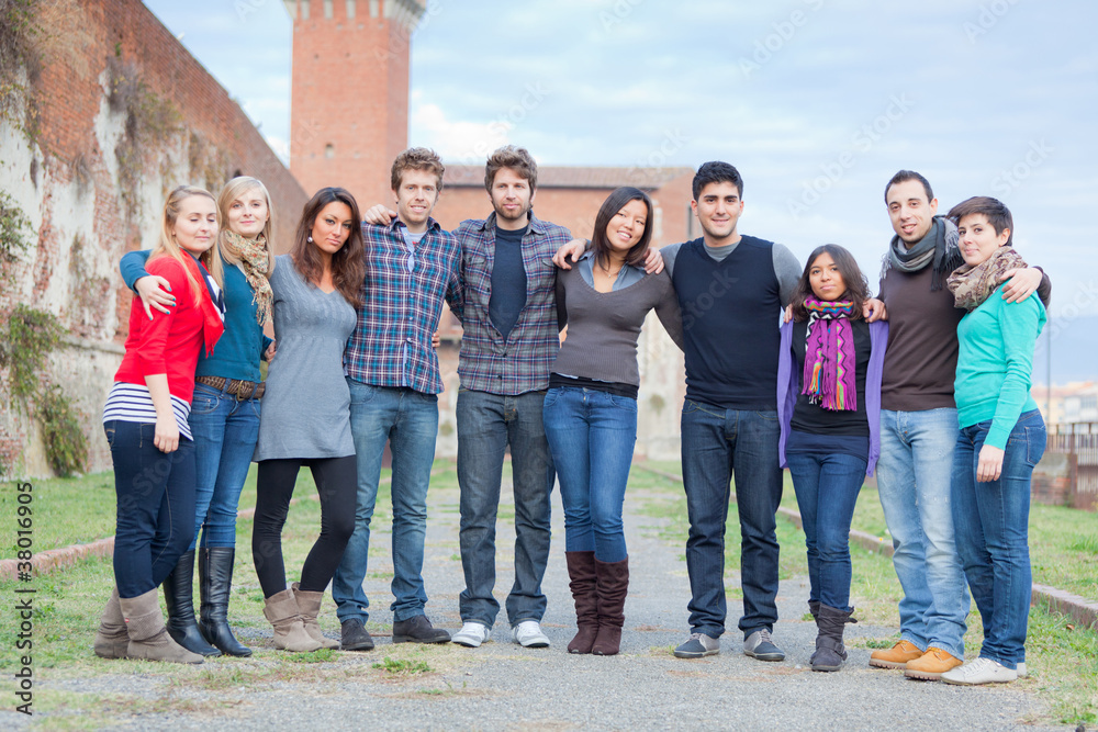 Fototapeta premium Multicultural Group of People